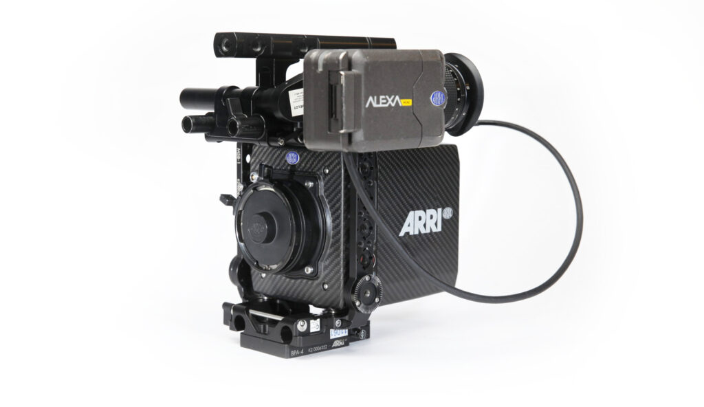 Compact ARRI camera with accessories