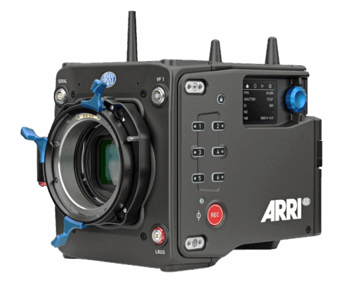 The body of an ARRI Alexa 35 digital cine camera