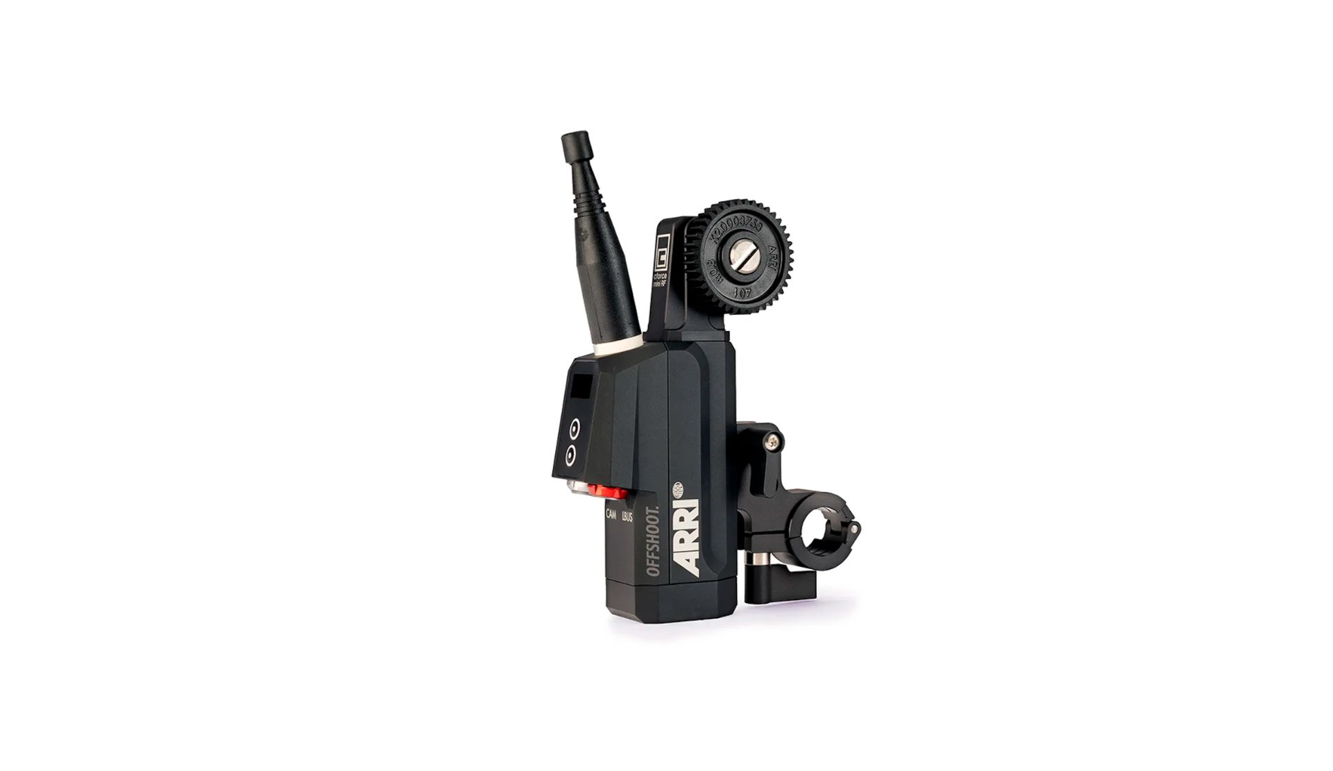 ARRI cforce Mini RF ARRI cforce Mini RF wireless lens motor with integrated radio module for professional focus, iris and zoom control.