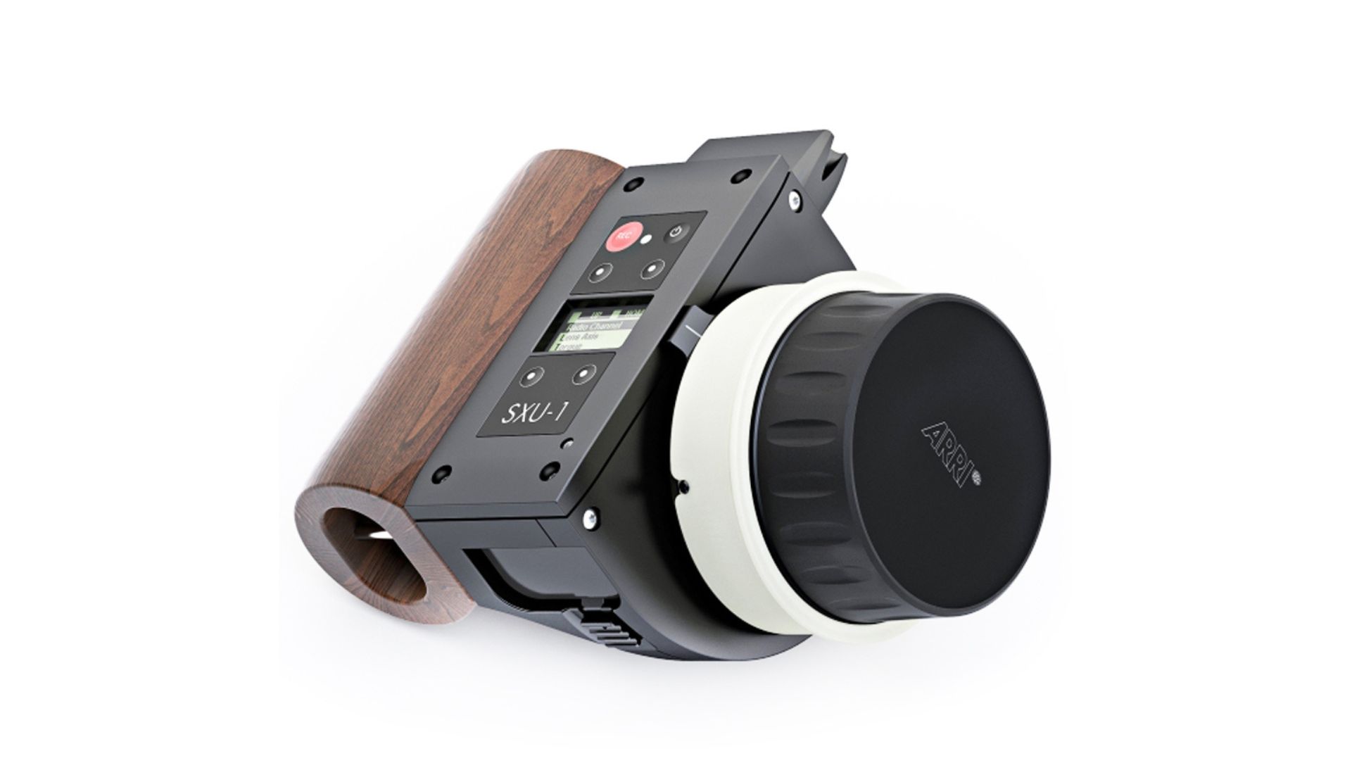 ARRI SXU 1 ARRI SXU 1 single axis hand unit for wireless focus, iris or zoom control in professional cine setups.