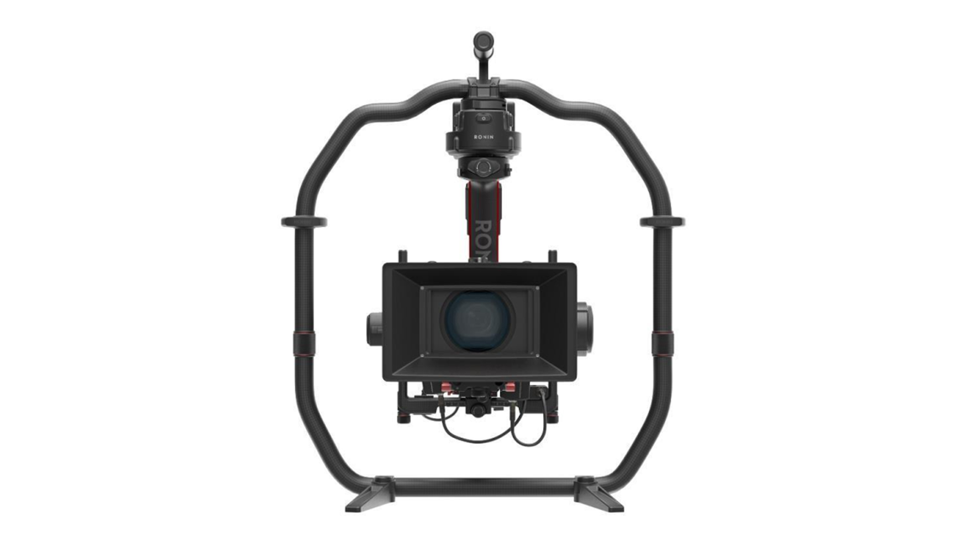 DJI Ronin 2 professional 3 axis gimbal stabilizer for larger cinema camera setups, handheld operation and precise camera movement on film and commercial productions.