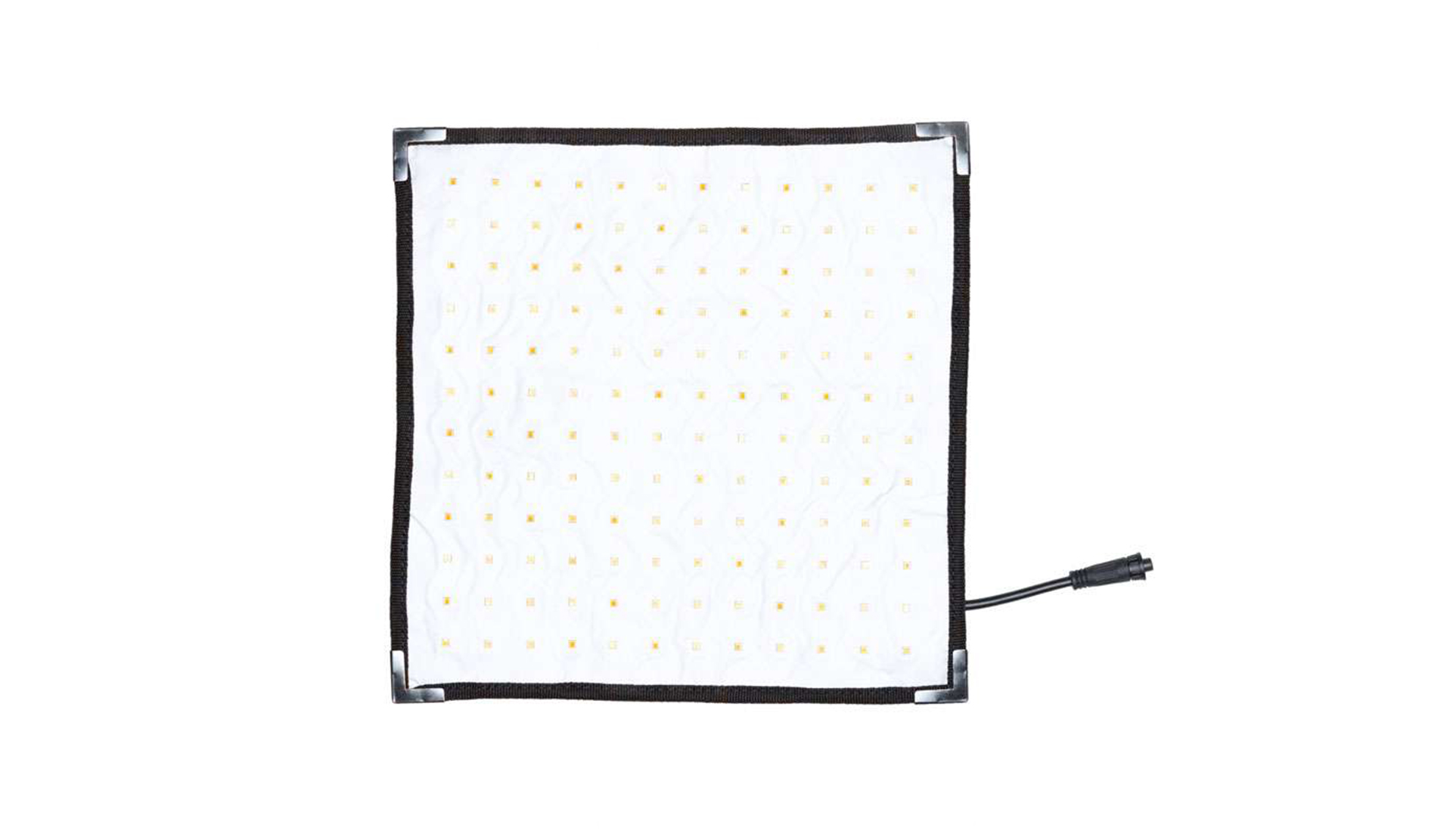 Aladdin 1x1 professional LED lighting fixture for film, commercial, TV and documentary production workflows.