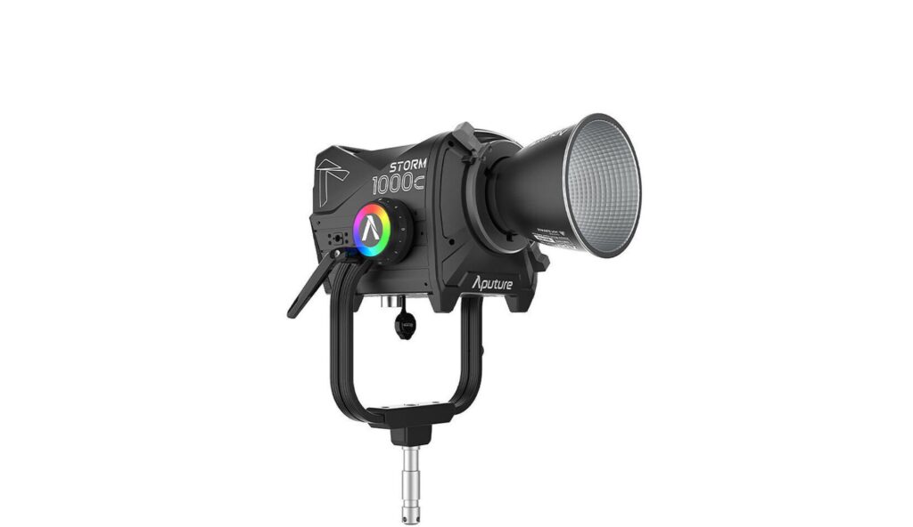 Aputure 1000c professional LED lighting fixture for film, commercial, TV and documentary production workflows.