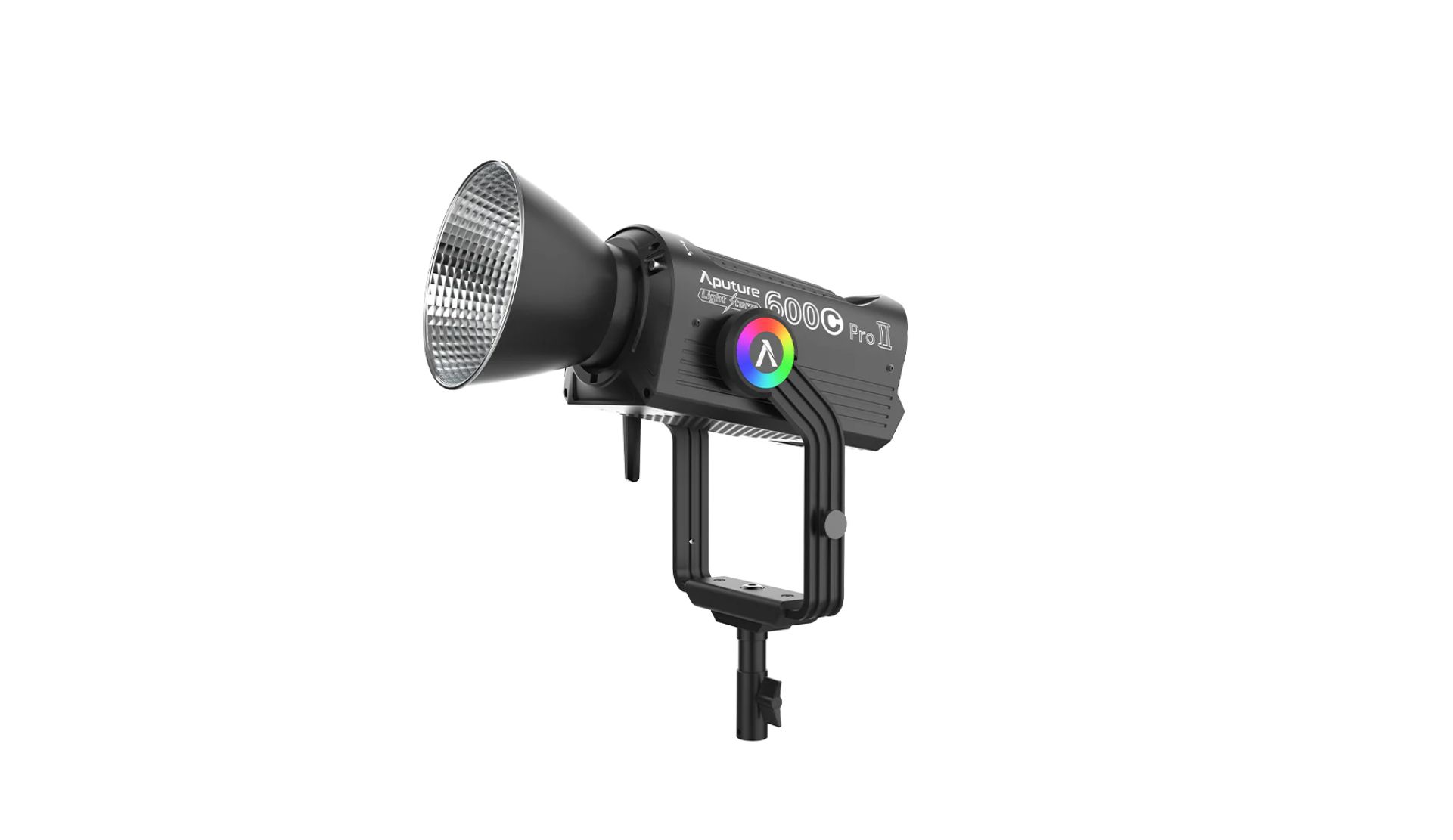 Aputure 600c professional LED lighting fixture for film, commercial, TV and documentary production workflows.