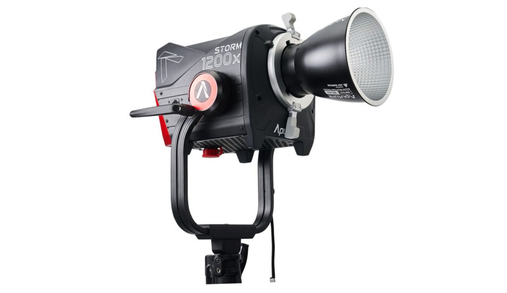 Aputure Storm 1200x professional LED lighting fixture for film, commercial, TV and documentary production workflows.