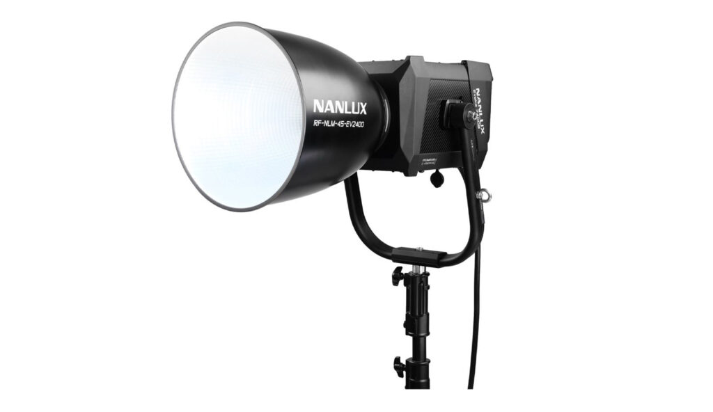 Nanlux Evoke 2400B professional LED lighting fixture for film, commercial, TV and documentary production workflows.
